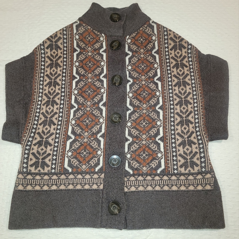 Dressbarn Women's Short Sleeve Cardigan